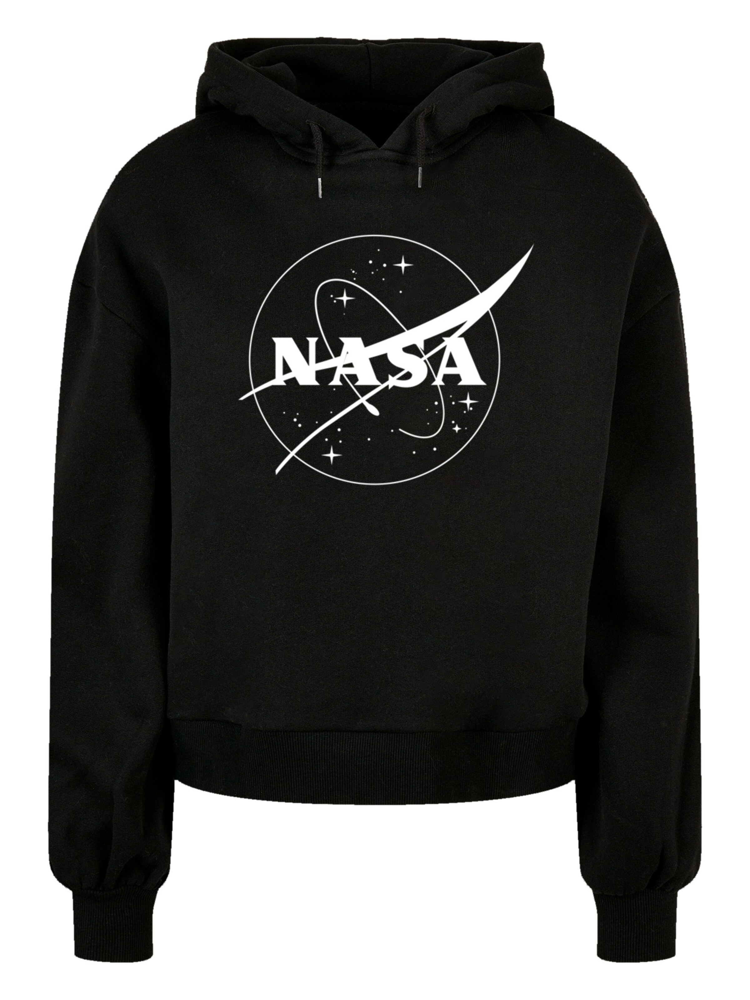 F4NT4STIC Sweat-shirt 'NASA' en noir / blanc, Vue avec produit
