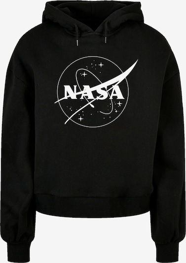 F4NT4STIC Sweatshirt 'NASA' in de kleur Zwart / Wit, Productweergave