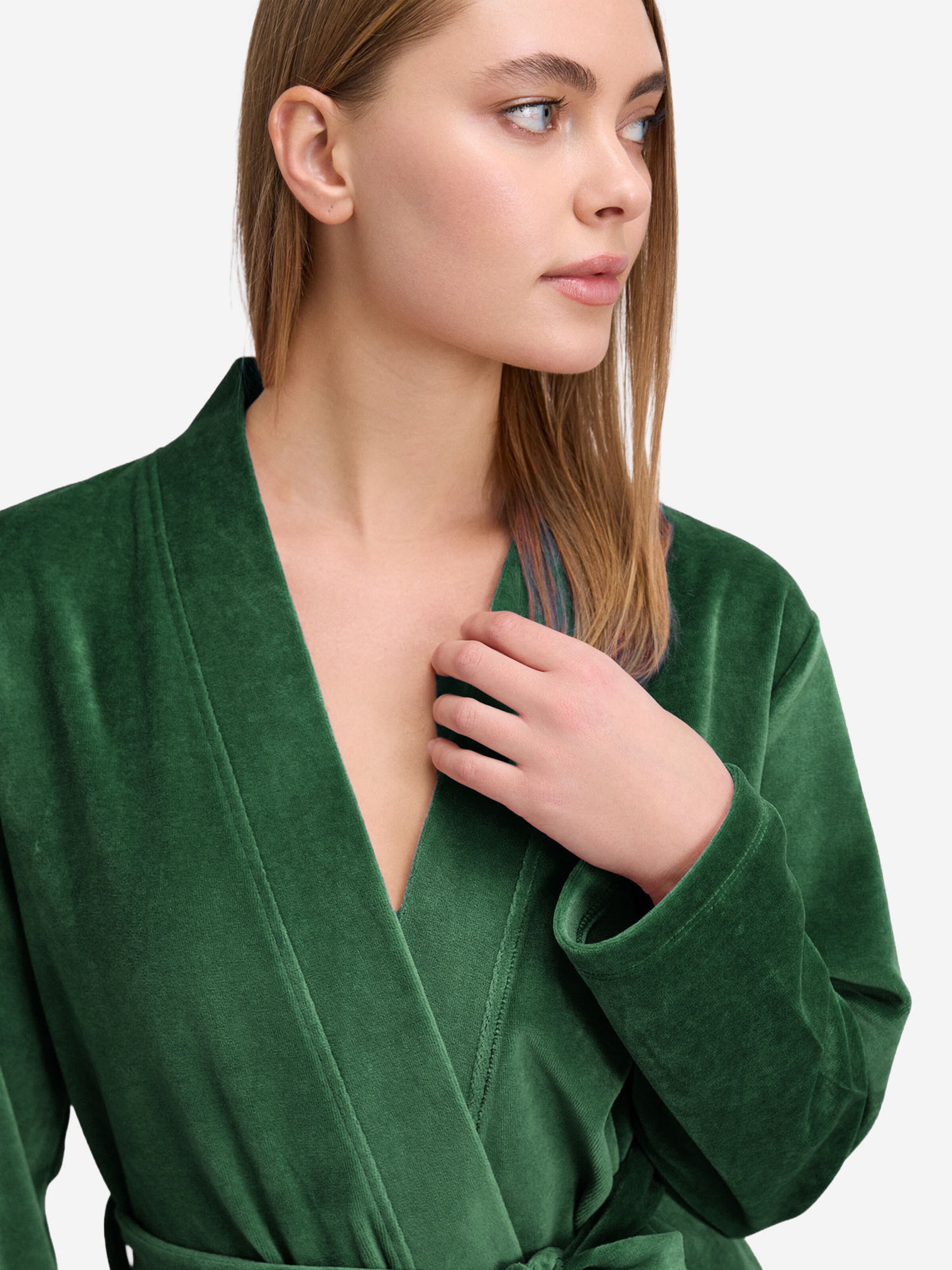 Goldenbay - Albornoz largo ' Dandelion ' en verde