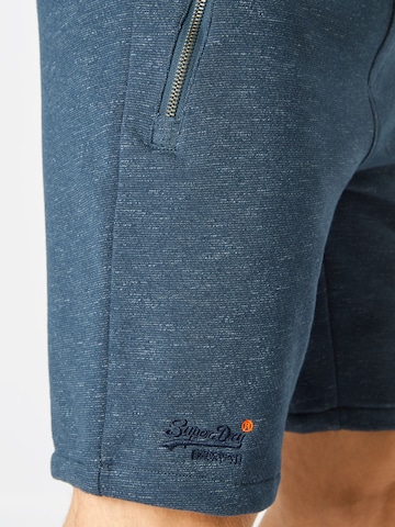 Regular Pantalon Superdry en bleu