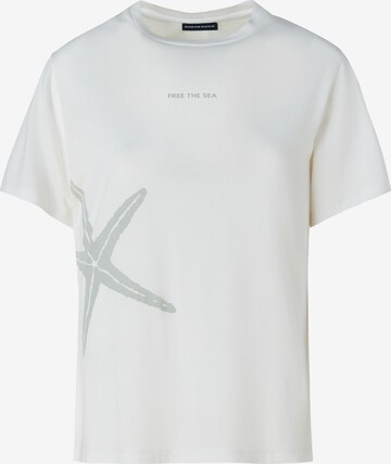 North Sails Shirt 'Free the Sea' in White: front