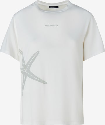 North Sails T-Shirt 'Free the Sea' in Weiß: predná strana