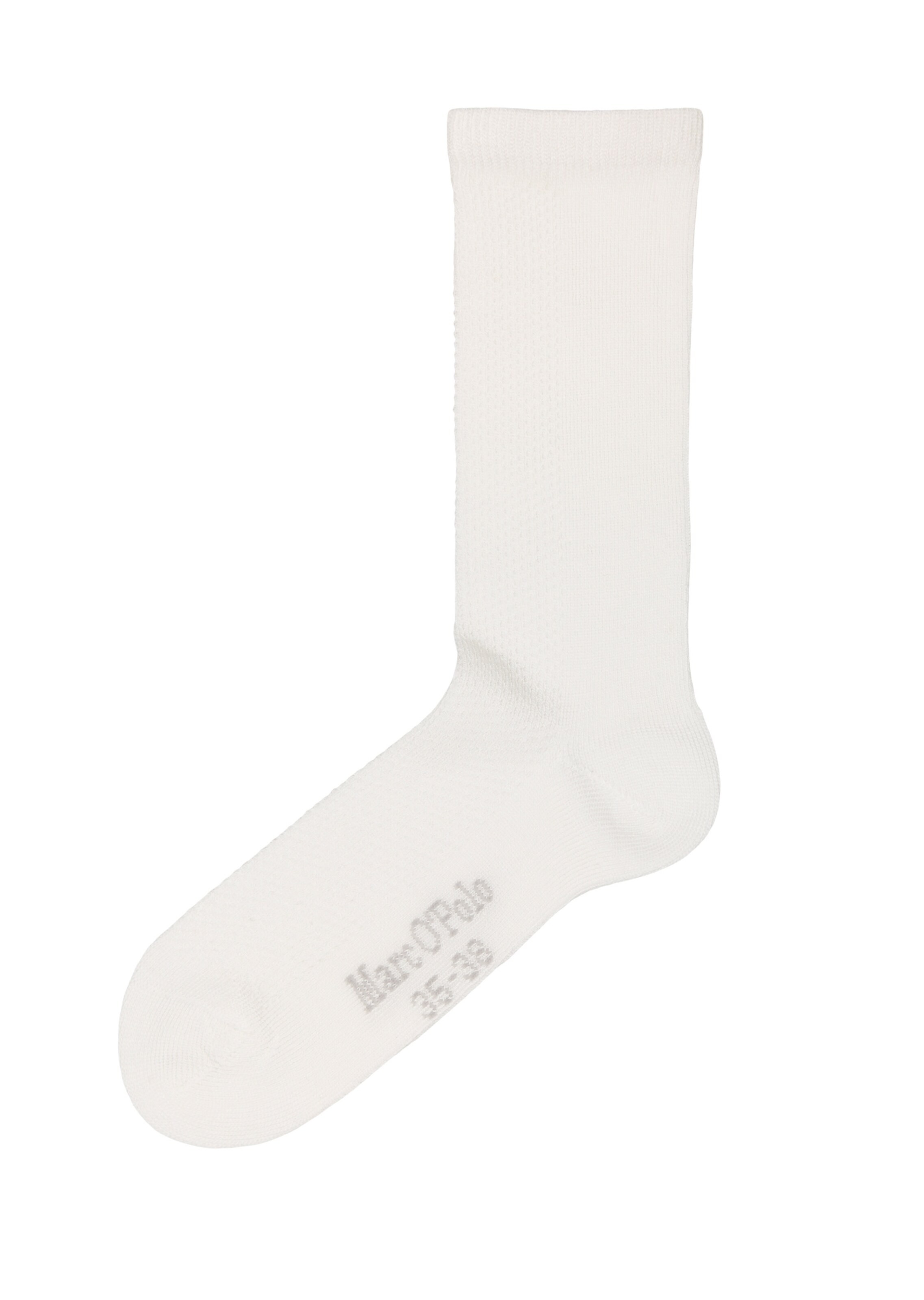 Chaussettes Marc O'Polo en blanc : devant