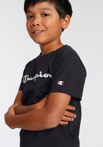 Tricou 'Crewneck' de la Champion Authentic Athletic Apparel pe negru