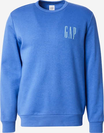 GAPSweater majica - plava boja: prednji dio