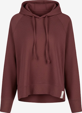 Cotton Candy Kapuzenpullover in Beige: Vorderseite