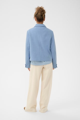 Cream Between-season jacket in Blue