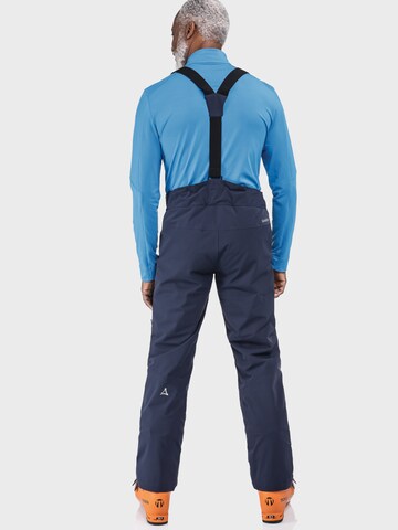 Coupe slim Pantalon outdoor Schöffel en bleu