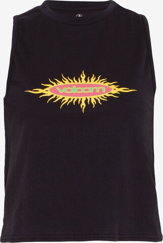 Volcom Top 'NUSUN' in Black: front