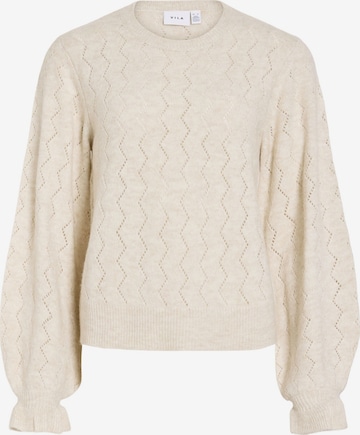 Pull-over 'VISALSA' VILA en blanc : devant