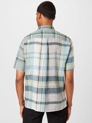 TOMMY HILFIGER - Ajuste regular Camisa 'Madras' en azul