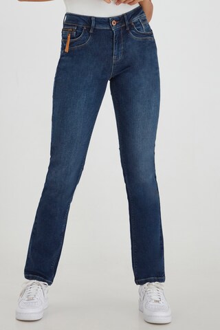 PULZ Jeans Regular Jeans 'PZEMMA' in Blauw: voorkant