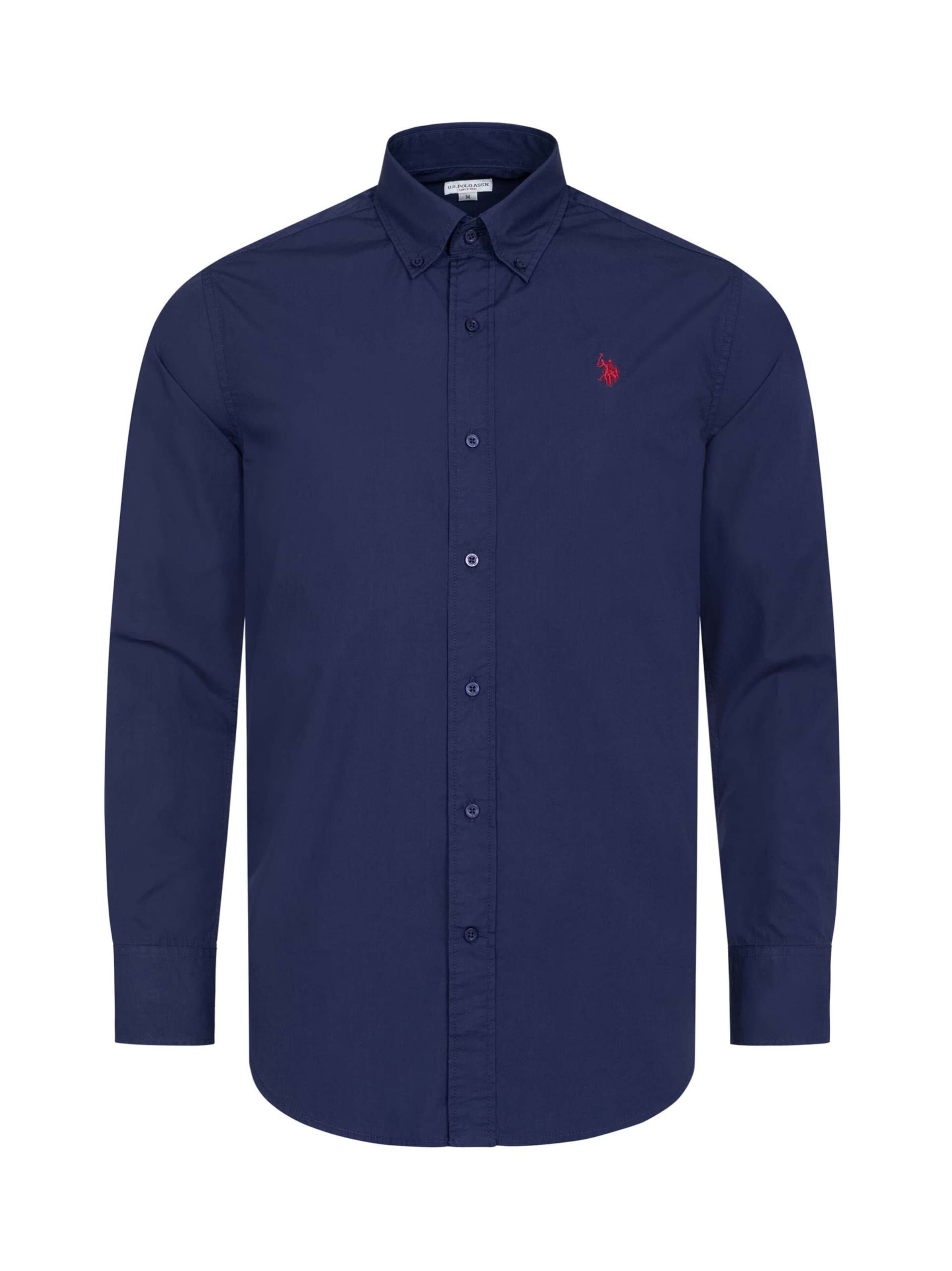 U.S. POLO ASSN. Hemd in Blau: Vorderseite