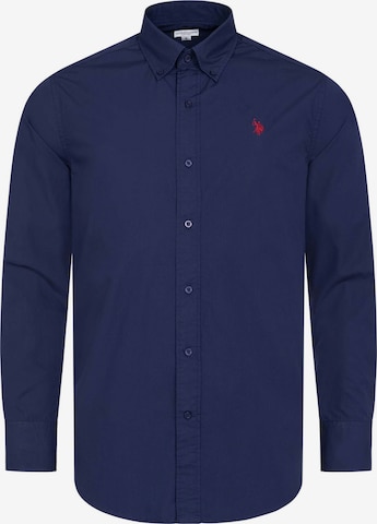 U.S. POLO ASSN. Hemd in Blau: Vorderseite