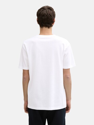 TOM TAILOR DENIM T-Shirt in Weiß