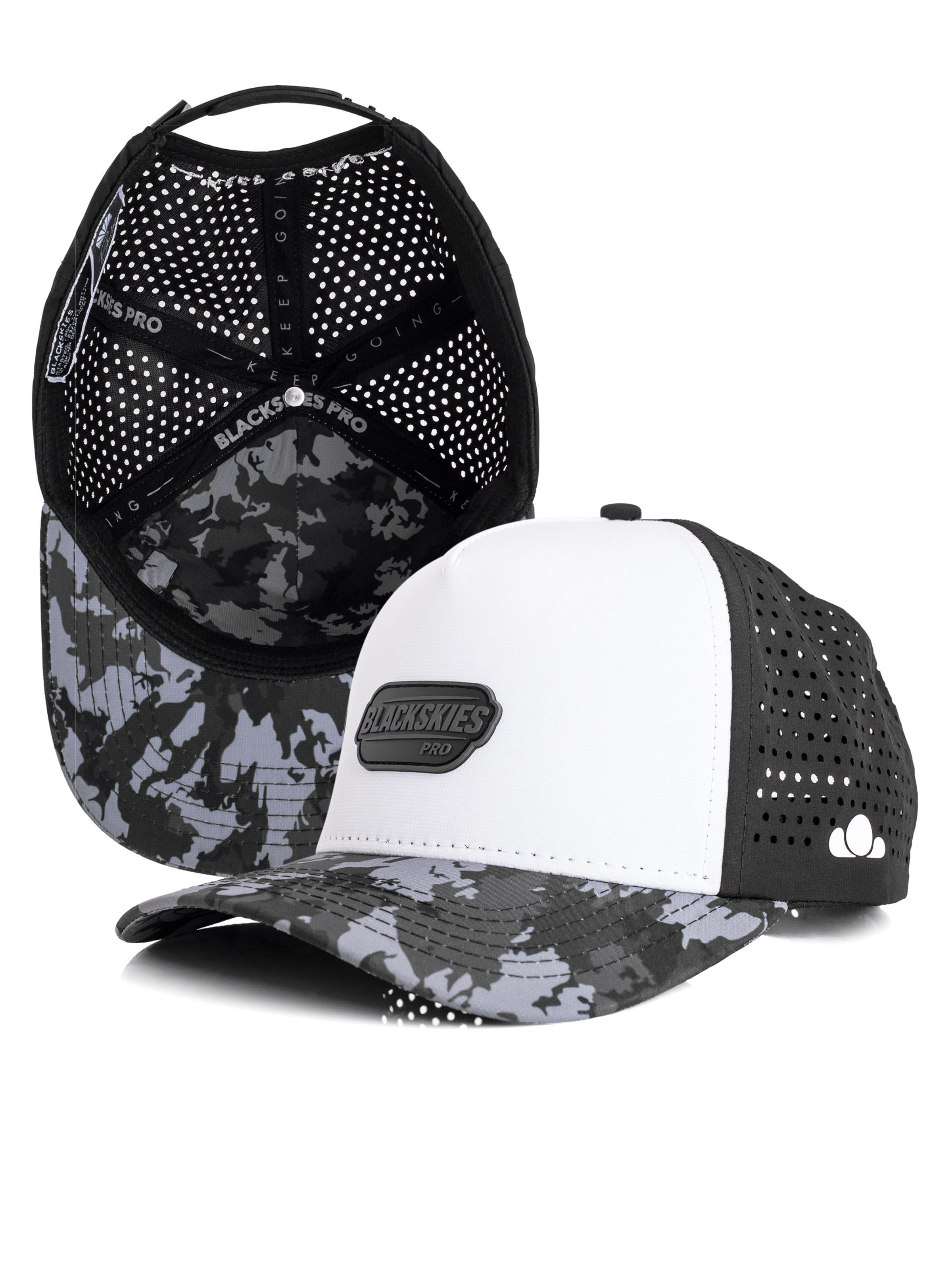 Blackskies Sportcap 'Pro Flow Sport Performance'‌‌‌‌ in Grau: Vorderseite