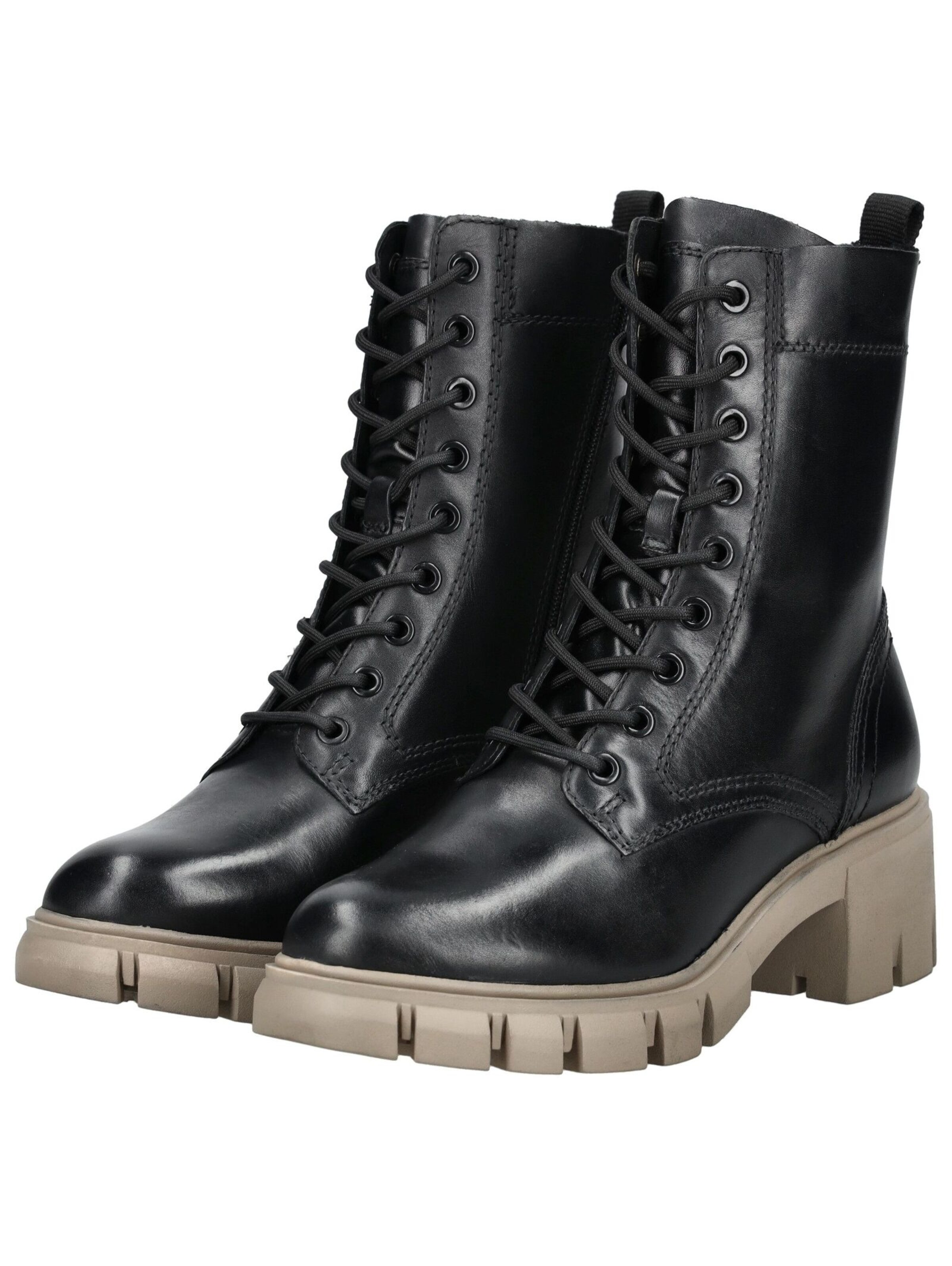 Bottines à lacets Tamaris en noir