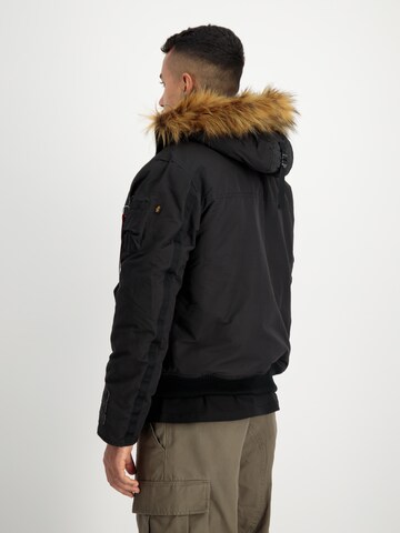 ALPHA INDUSTRIES Zimska jakna 'Arctic Guardians' | črna barva