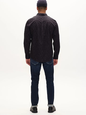 GABBA Regular Fit Skjorte 'New York S Dex' i sort