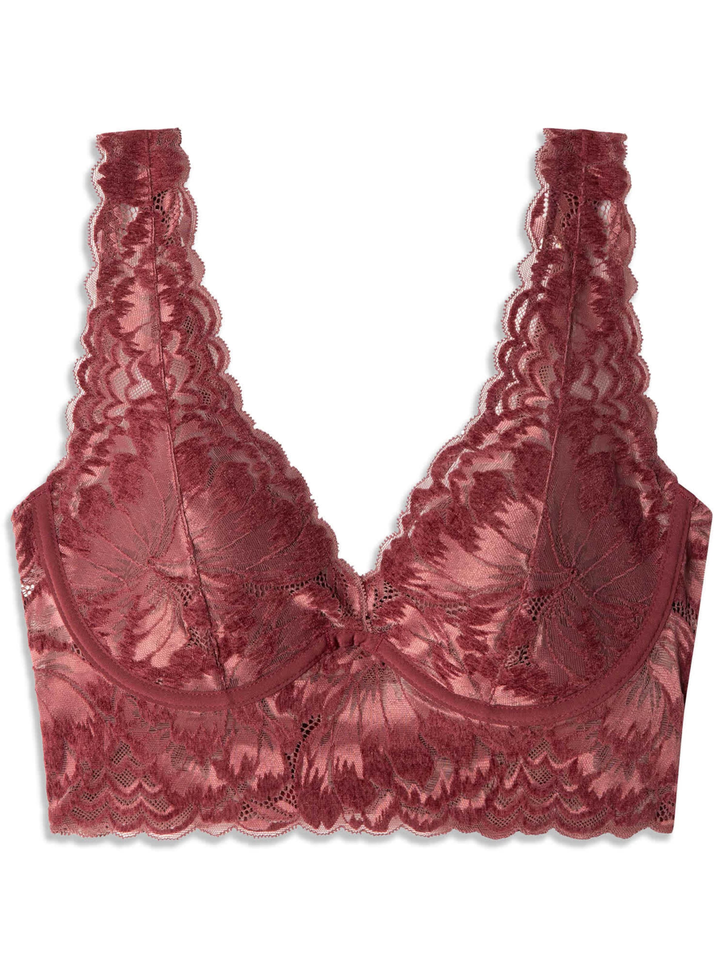 Gisela - Soutien Bustier Soutien em vermelho: frente