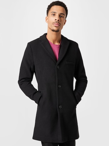 Only & Sons Between-Seasons Coat 'Jaylon' in Black: front