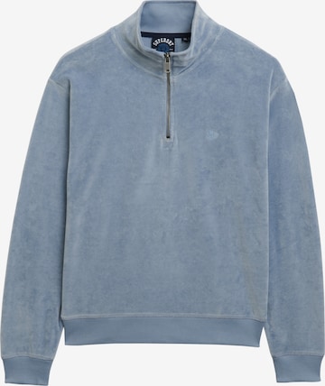 Sweat-shirt Superdry en bleu : devant