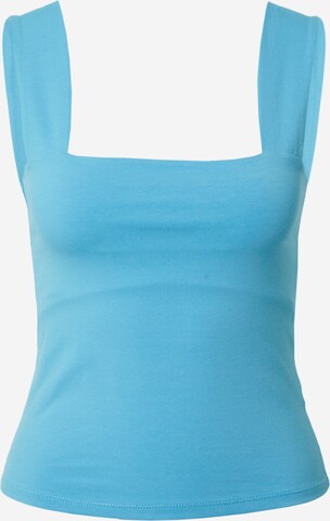 EDITED Top 'Rafaela' in Blauw: voorkant