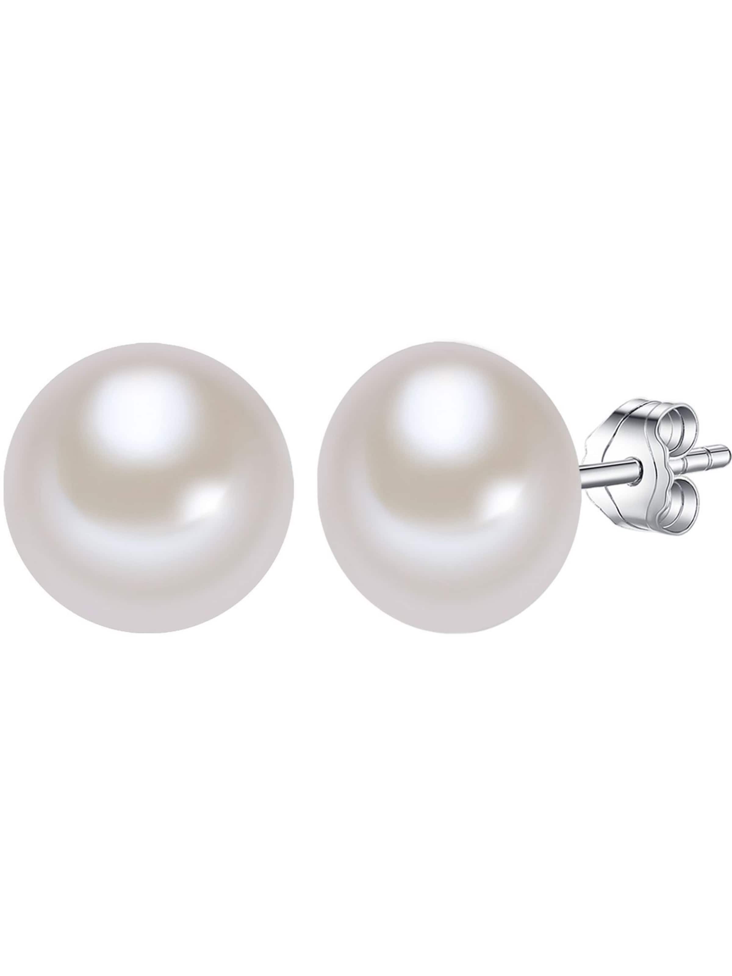 Valero Pearls Oorbellen in Zilver: voorkant