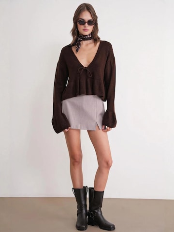 Pull-over 'Pullover' MixRay en marron