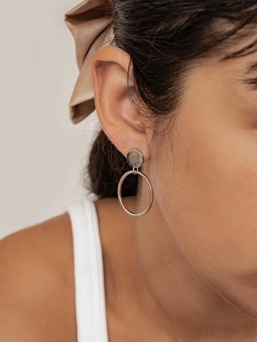 Hey Happiness Ohrringe 'Kreis' in Silber