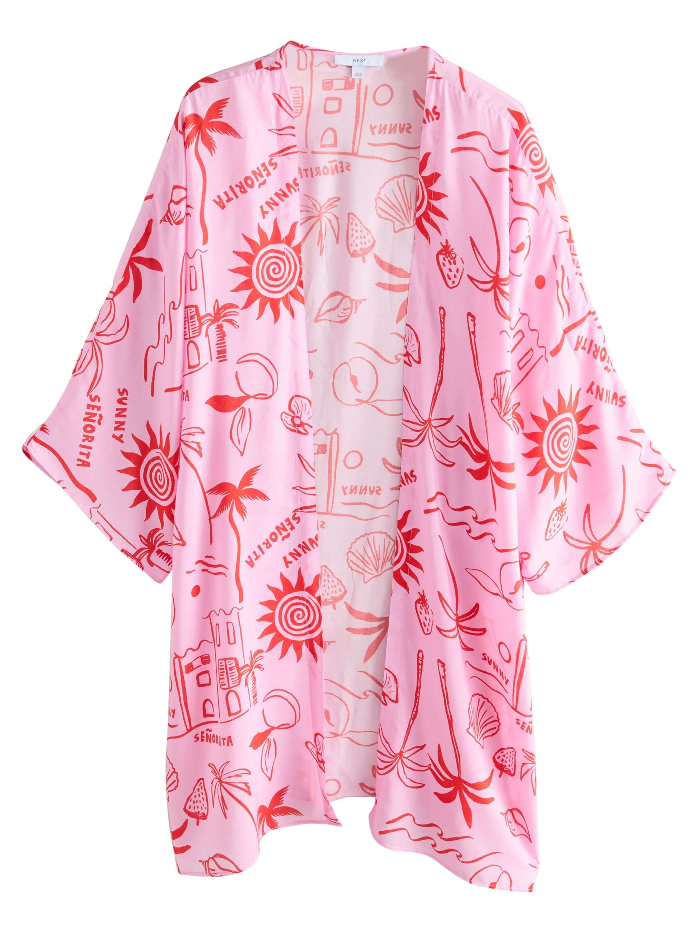 Next Kimono i rosa: framsida
