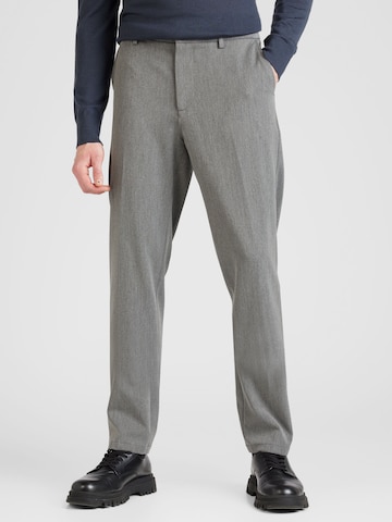 Les Deux Regular Pleated Pants 'Como' in Grey: front