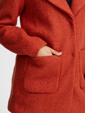 Cappotto di mezza stagione 'STIPA' di ICHI in arancione