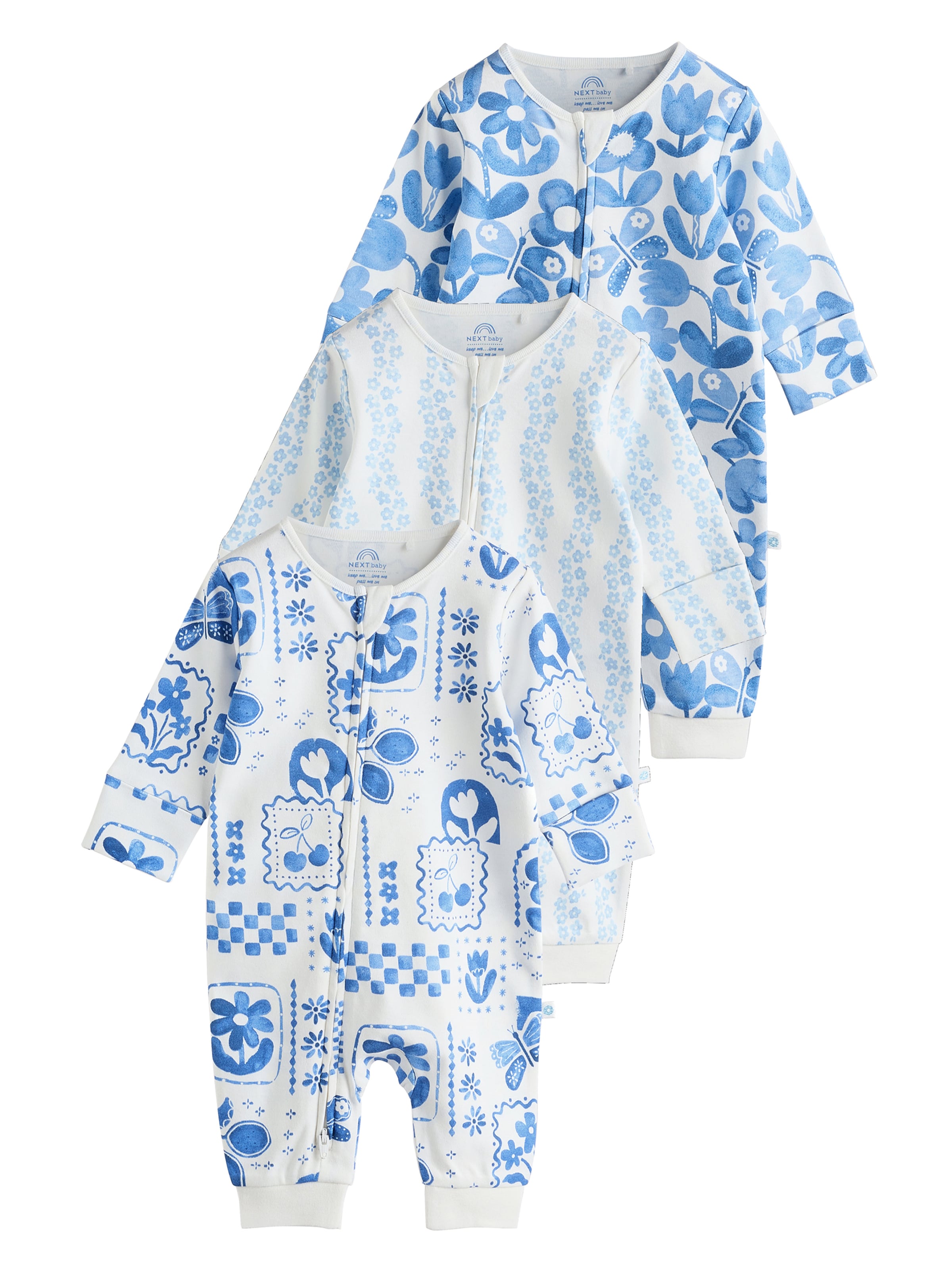 Next Schlafanzug in Weiß: Vorderseite