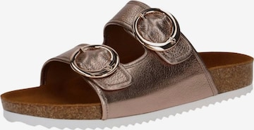 CAPRICE Pantolette in Grau: Vorderseite