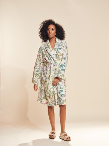 ESSENZA Long Bathrobe 'Steff Augustine' in Beige: front