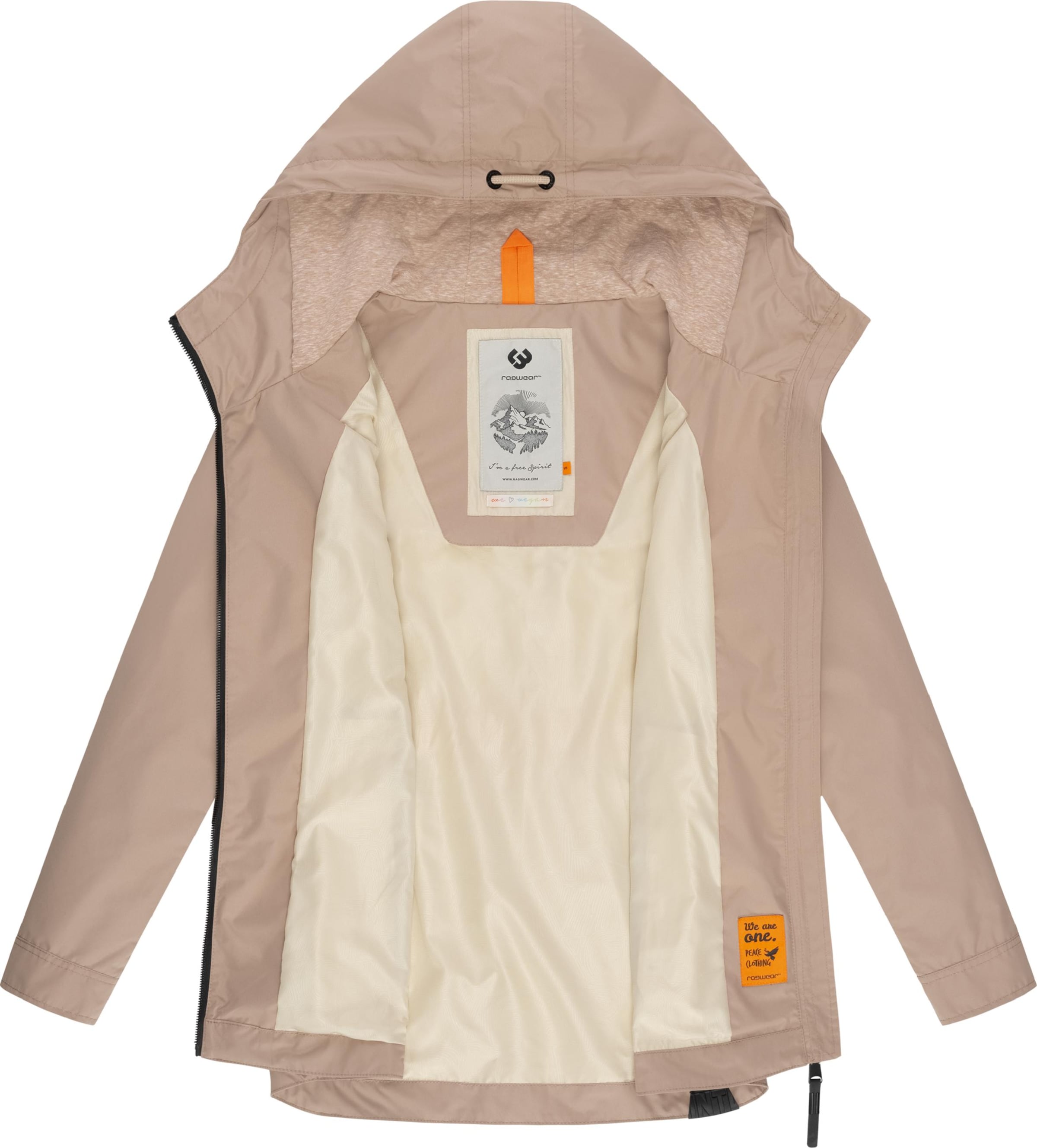 Ragwear Демисезонная куртка 'Zuzka' в Бежевый