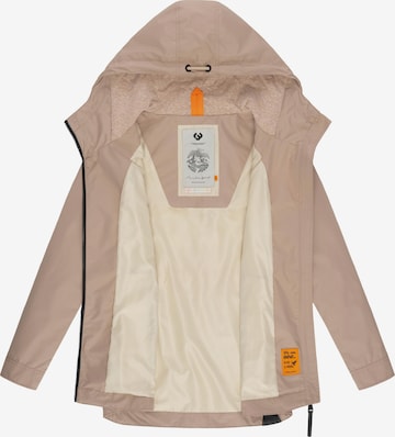 Ragwear Weatherproof jacket 'Zuzka' in Beige