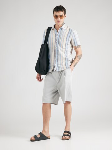 BLEND Regular fit Button Up Shirt 'ARV' in Blue