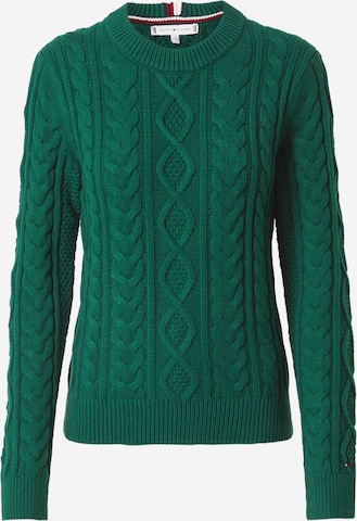 TOMMY HILFIGER Sweater in Green: front