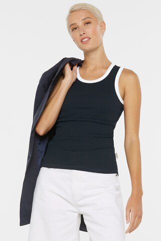 SENSES.THE LABEL Top in Blue: front