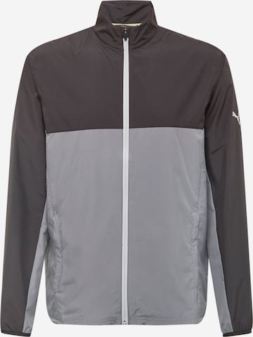 PUMA Athletic Jacket 'First Mile' in Grey: front