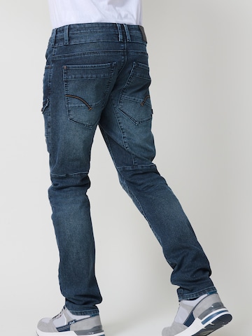 KOROSHI regular Jeans i blå
