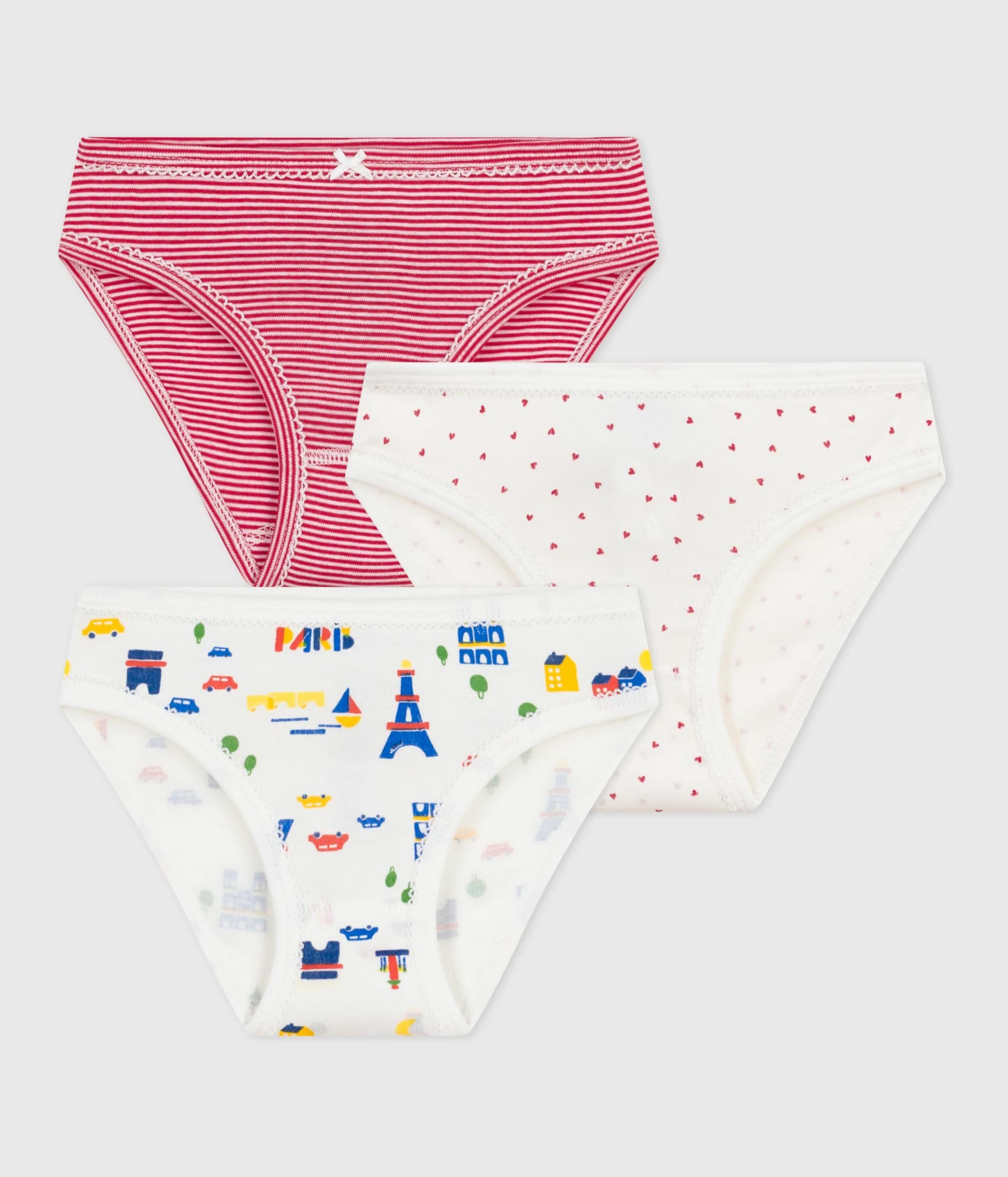 PETIT BATEAU - Cueca em branco: frente