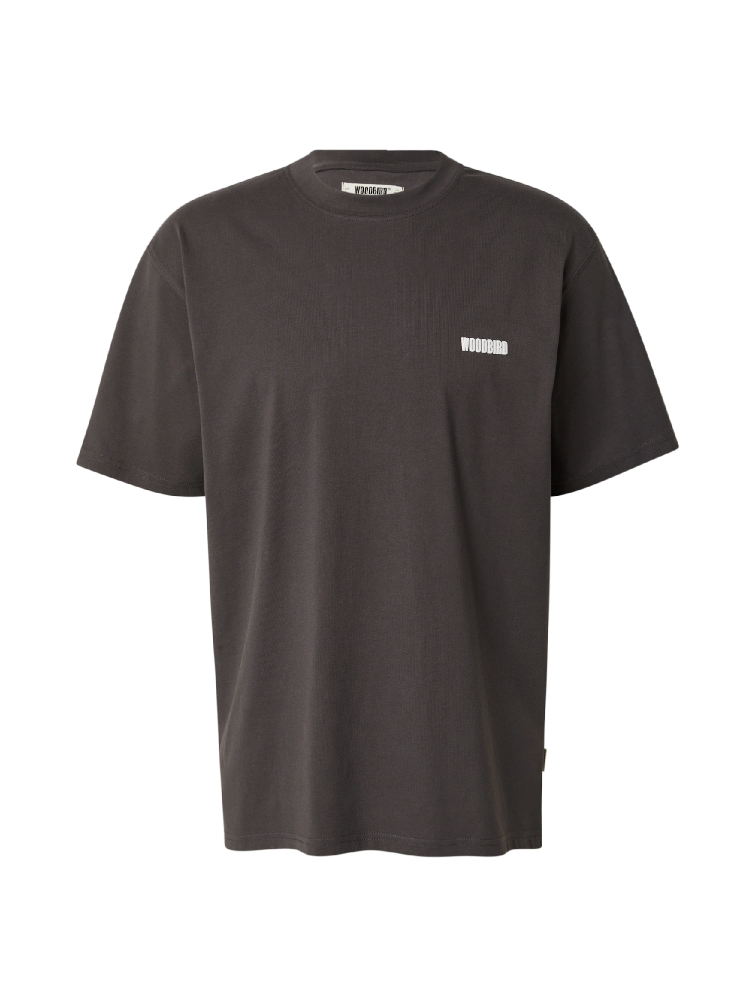 T-Shirt 'Baine' Woodbird en gris : devant