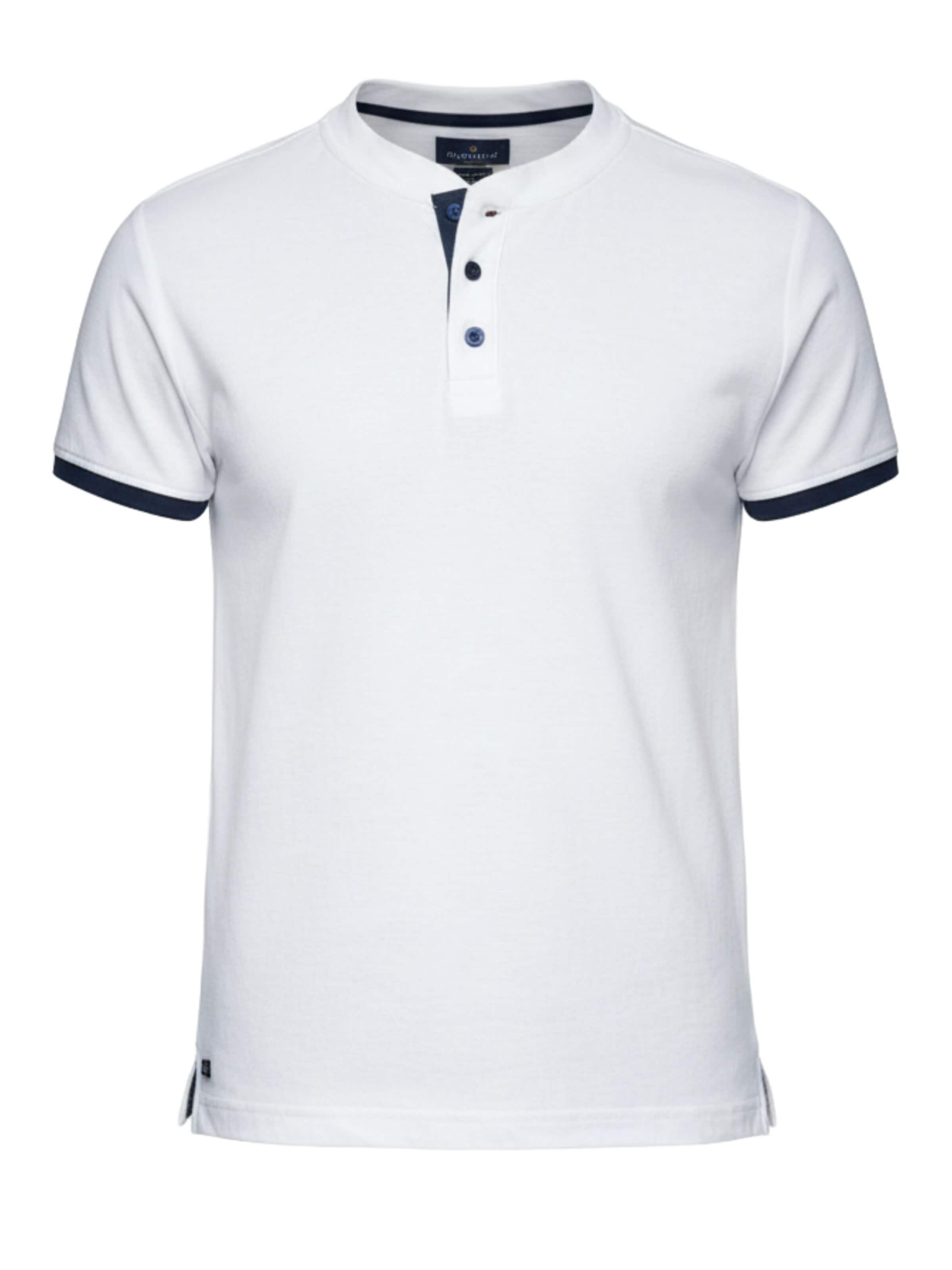 Ombre Shirt in White: front