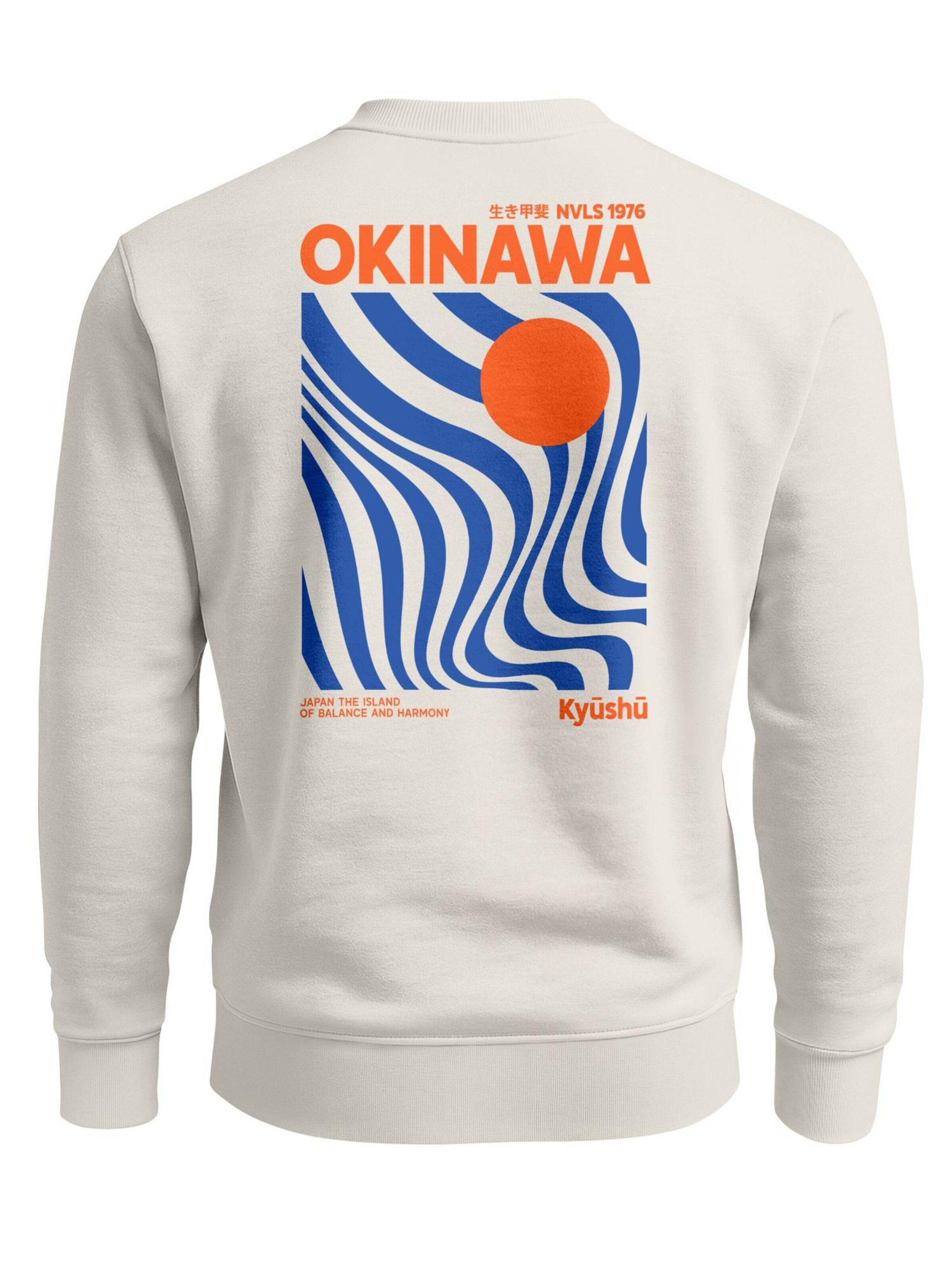 Neverless Sweatshirt 'Okinawa' in Beige
