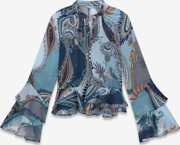GUESS Bluse 'W6BH45W4235' in Blau: Vorderseite