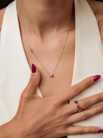 Hey Happiness Ketting 'Infinity Heart' in Goud: voorkant