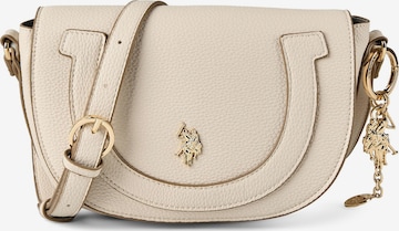 Borsa a tracolla 'Lawson' di U.S. POLO ASSN. in beige: frontale